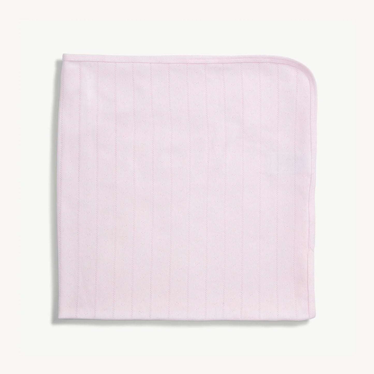 Love Lines Pink Swaddle Blanket