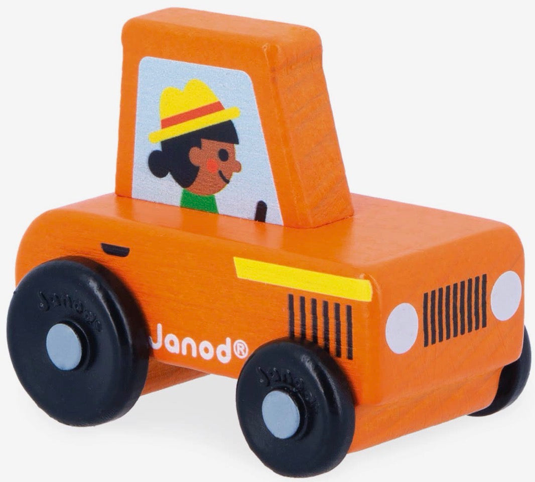 Wooden Tractor Car