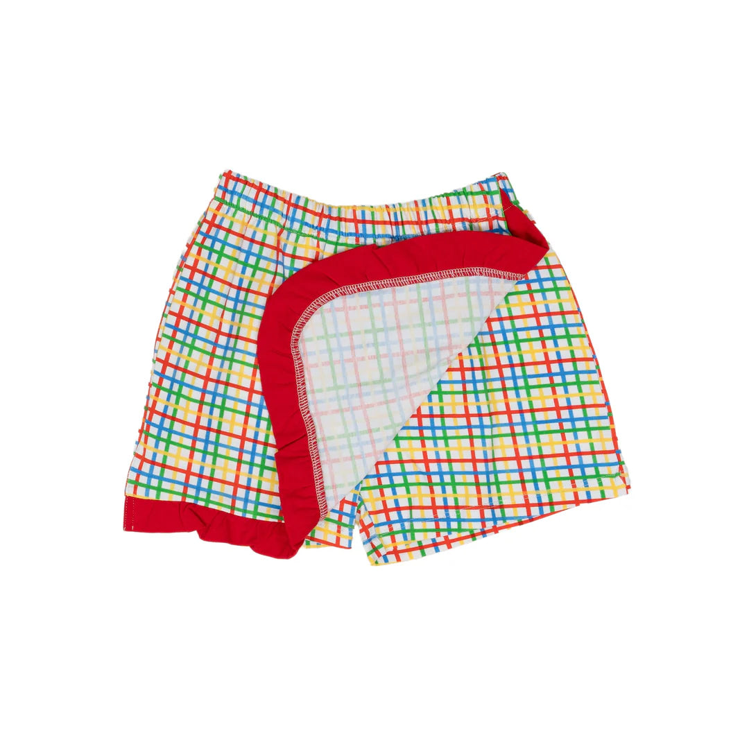 Evelyn School Plaid Skort