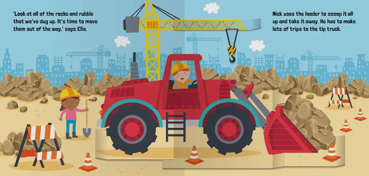 Trucks & Diggers Pop-Up Book