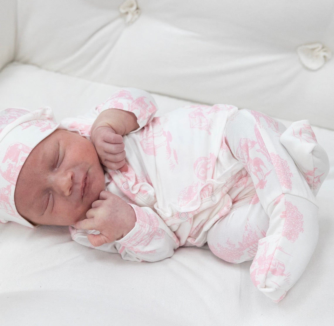 Puppy Toile Pink TMH Set