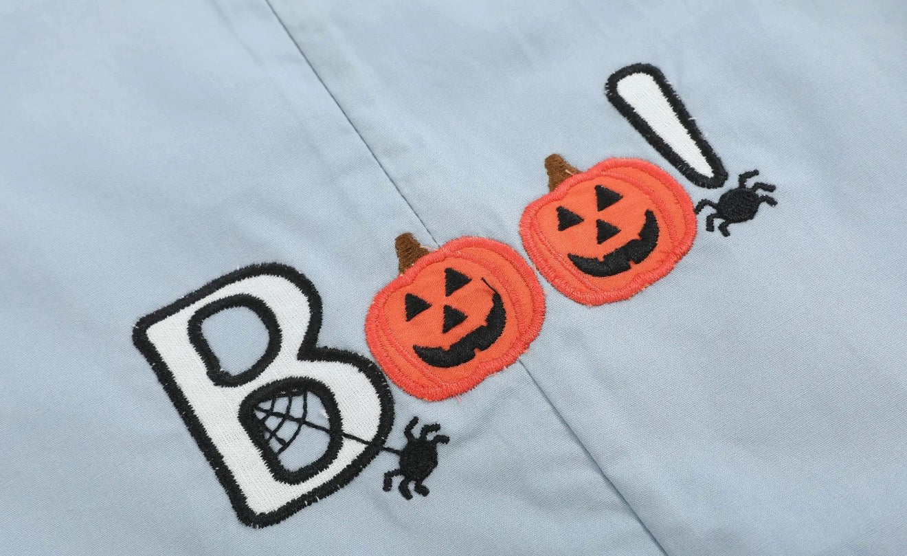 Applique BOO Overalls