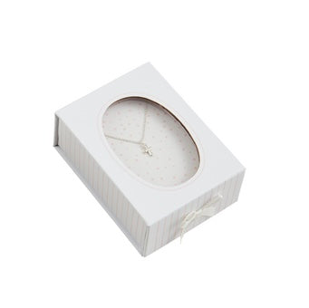 Silver Boxed Cross Necklace