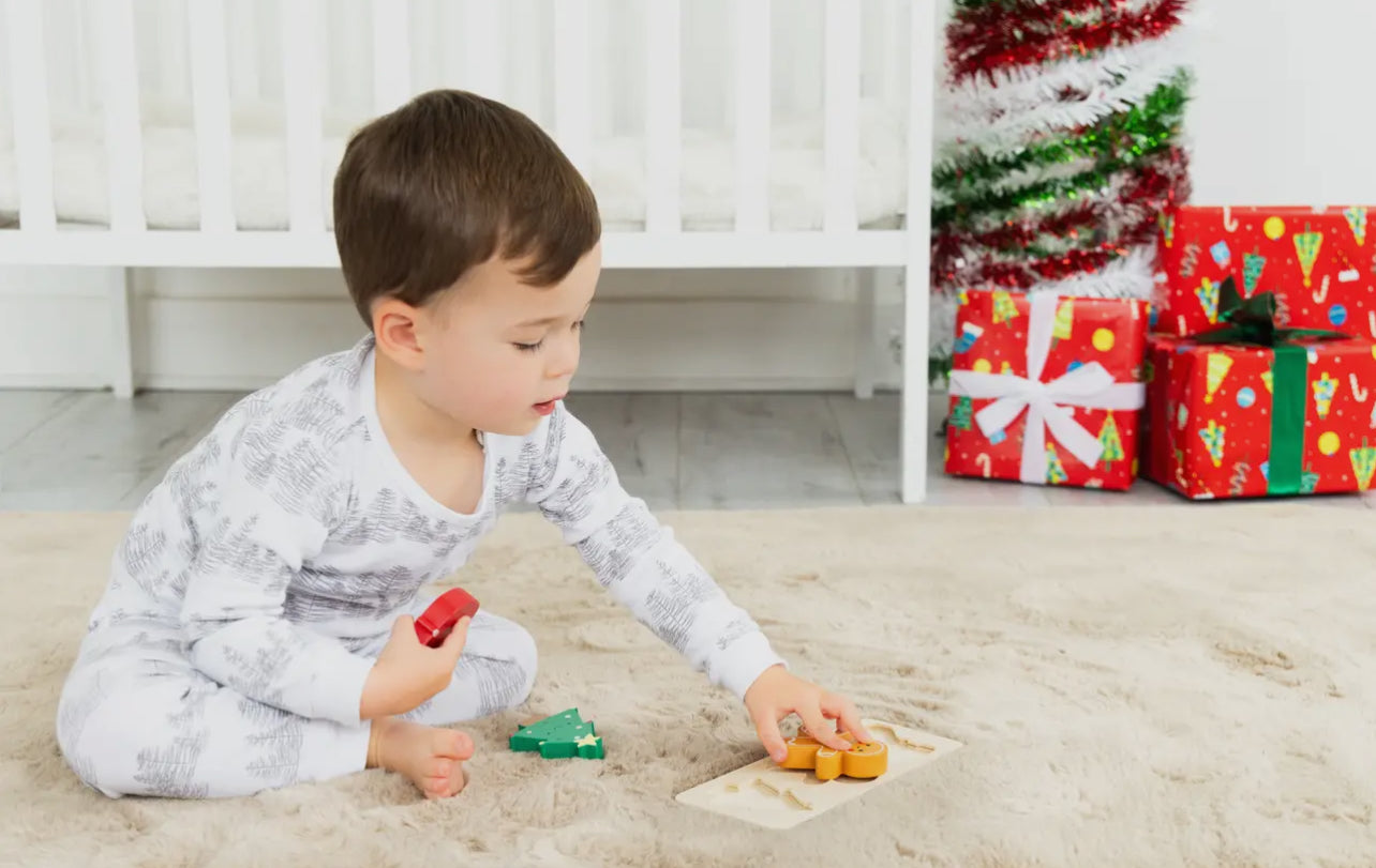3 Piece Wooden Holiday Puzzle