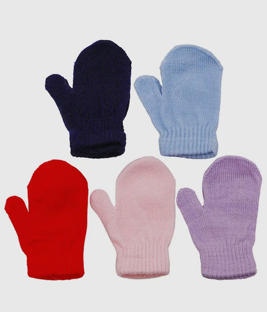 Infant Knitted Mittens