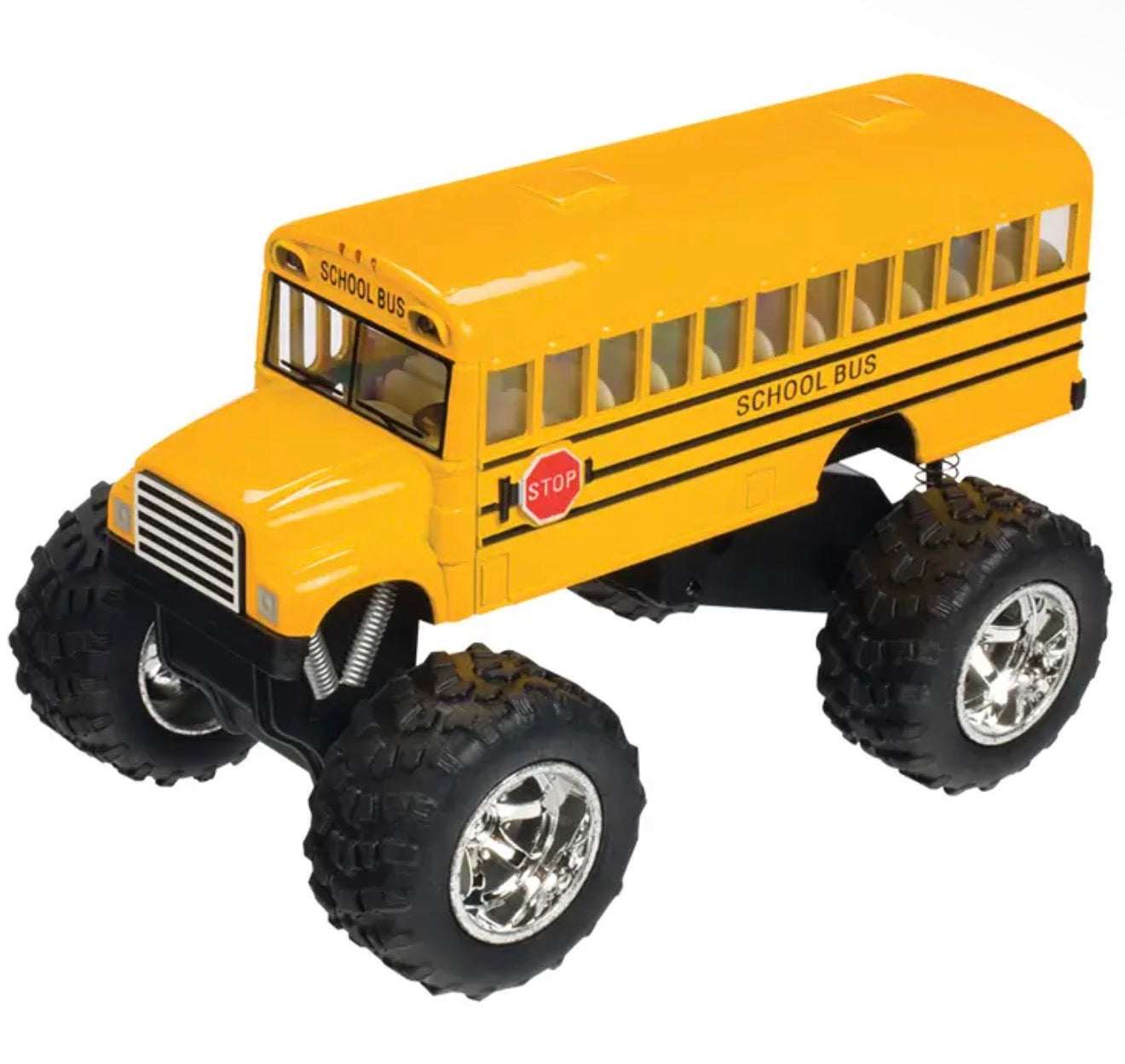 Monster School Bus Pull Back