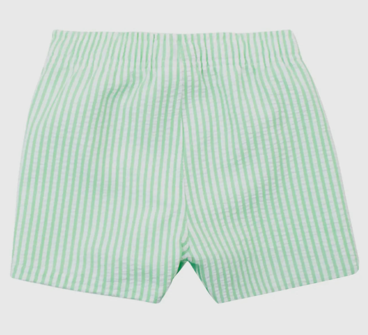 Spring Green Seersucker Swim Trunk