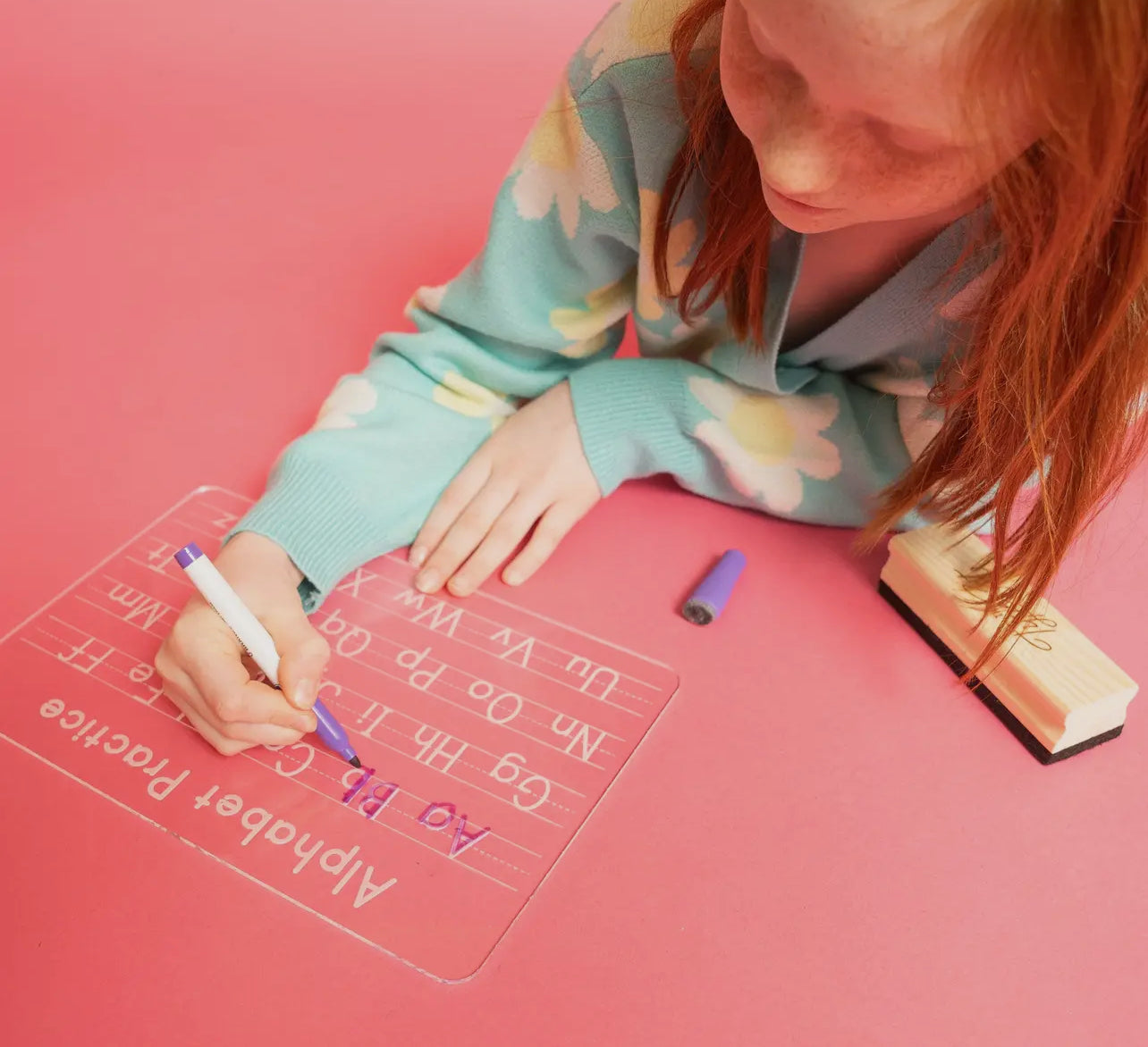 Alphabet Acrylic Dry-Erase Tracing Board