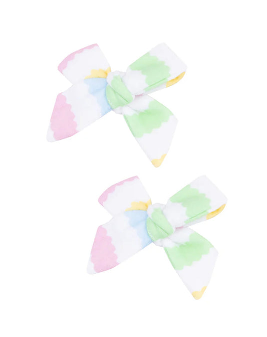 Ric Rac Stripe 2 PK Hair Bows