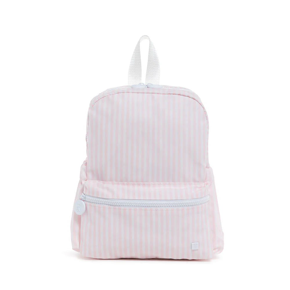 TRVL Mini Backpack-Pink Pimlico Stripe