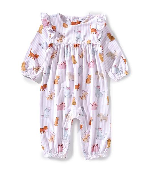 Fancy Pets- Ruffle Sleeve Romper