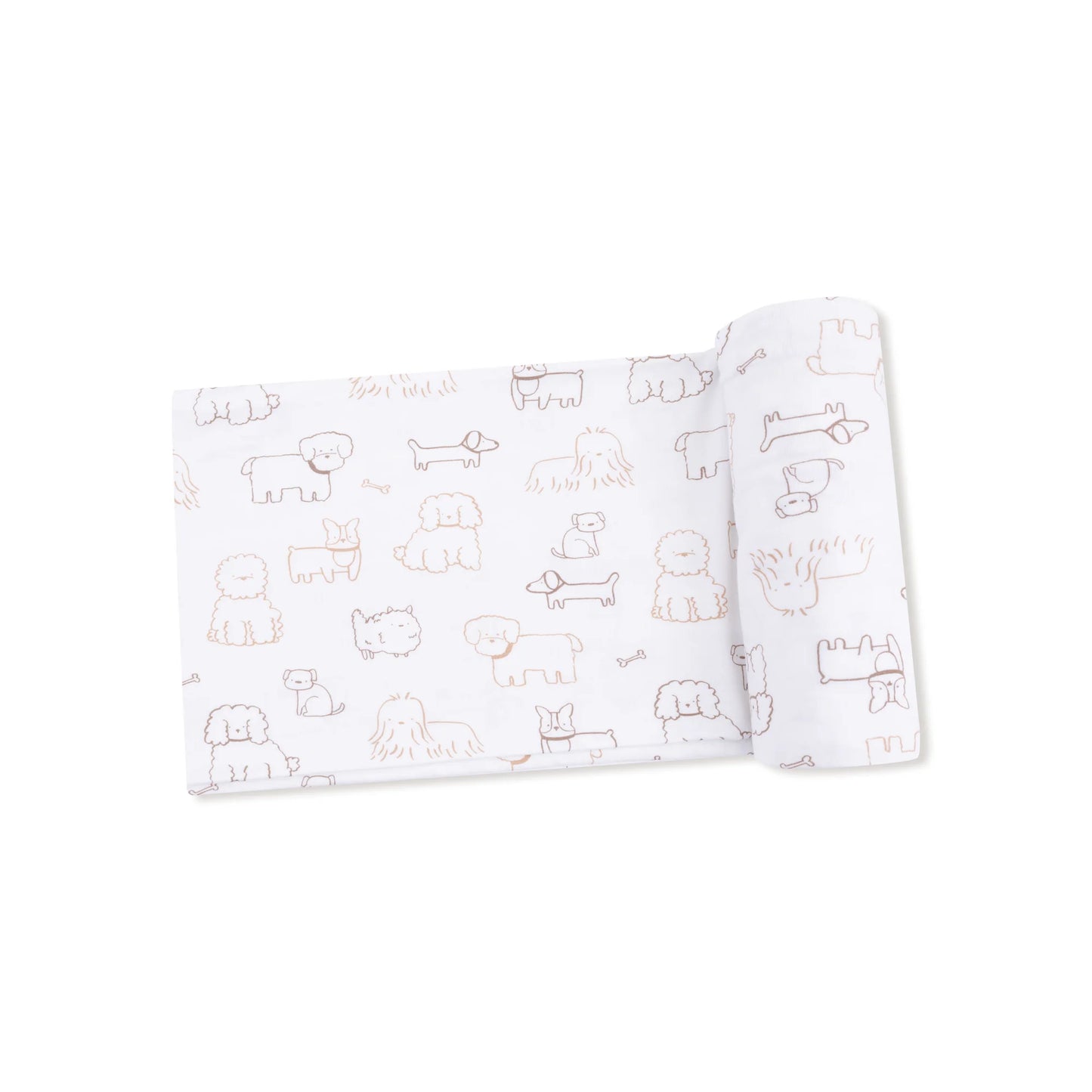 Neutral Pups- Swaddle Blanket 45x45