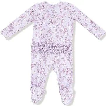 Sweet Dreams Florals- 2 Way Zipper Footie