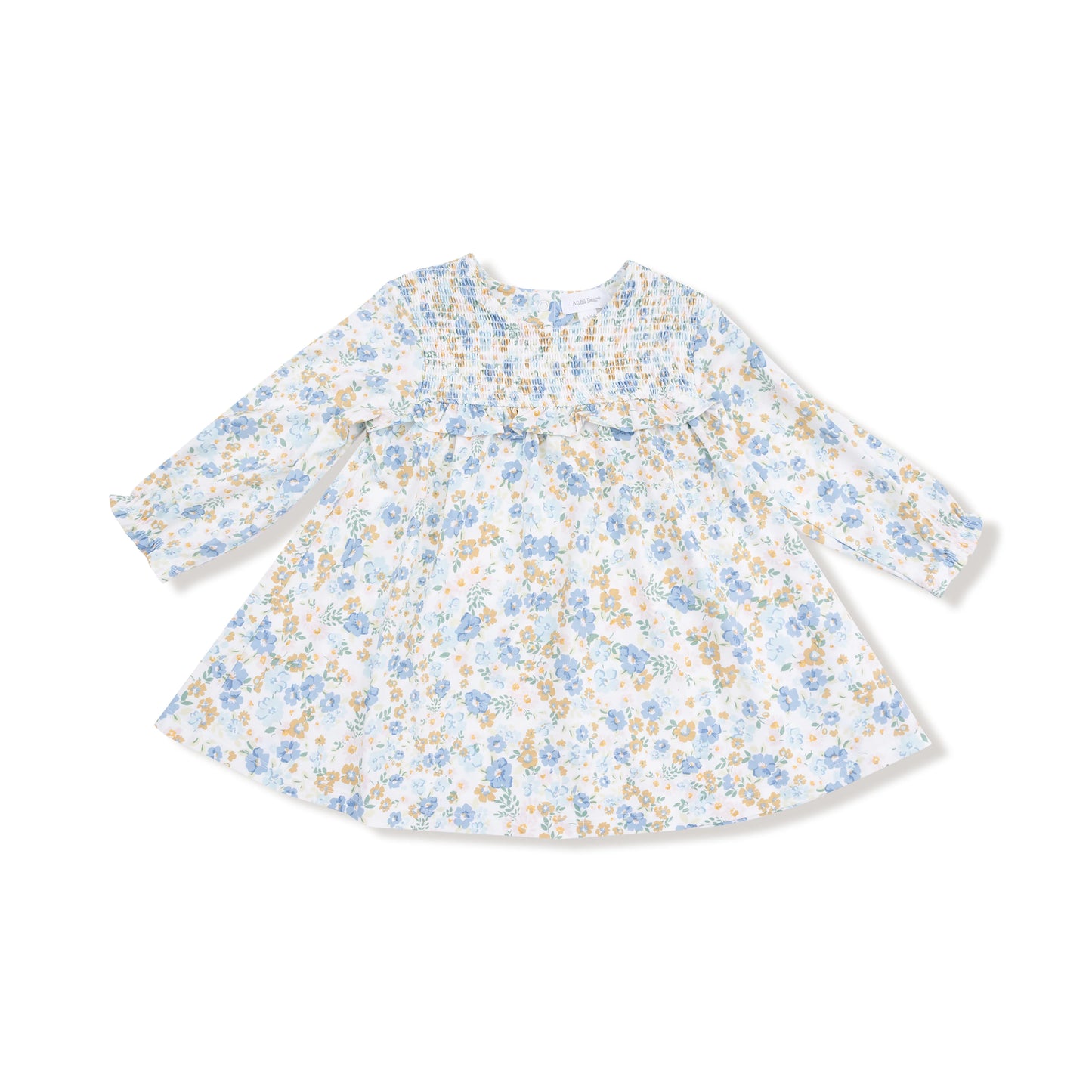 Sweet Rose Calico- Smocked Ruffle Dress & Legging