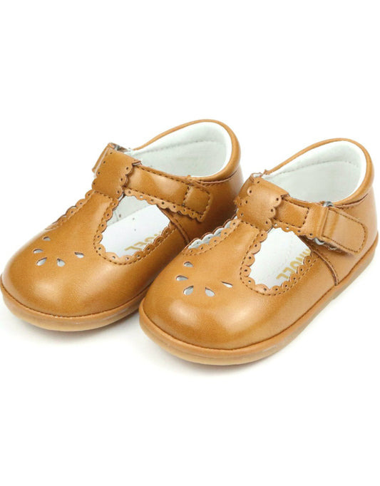 Dottie Scalloped Mary Jane-Mustard