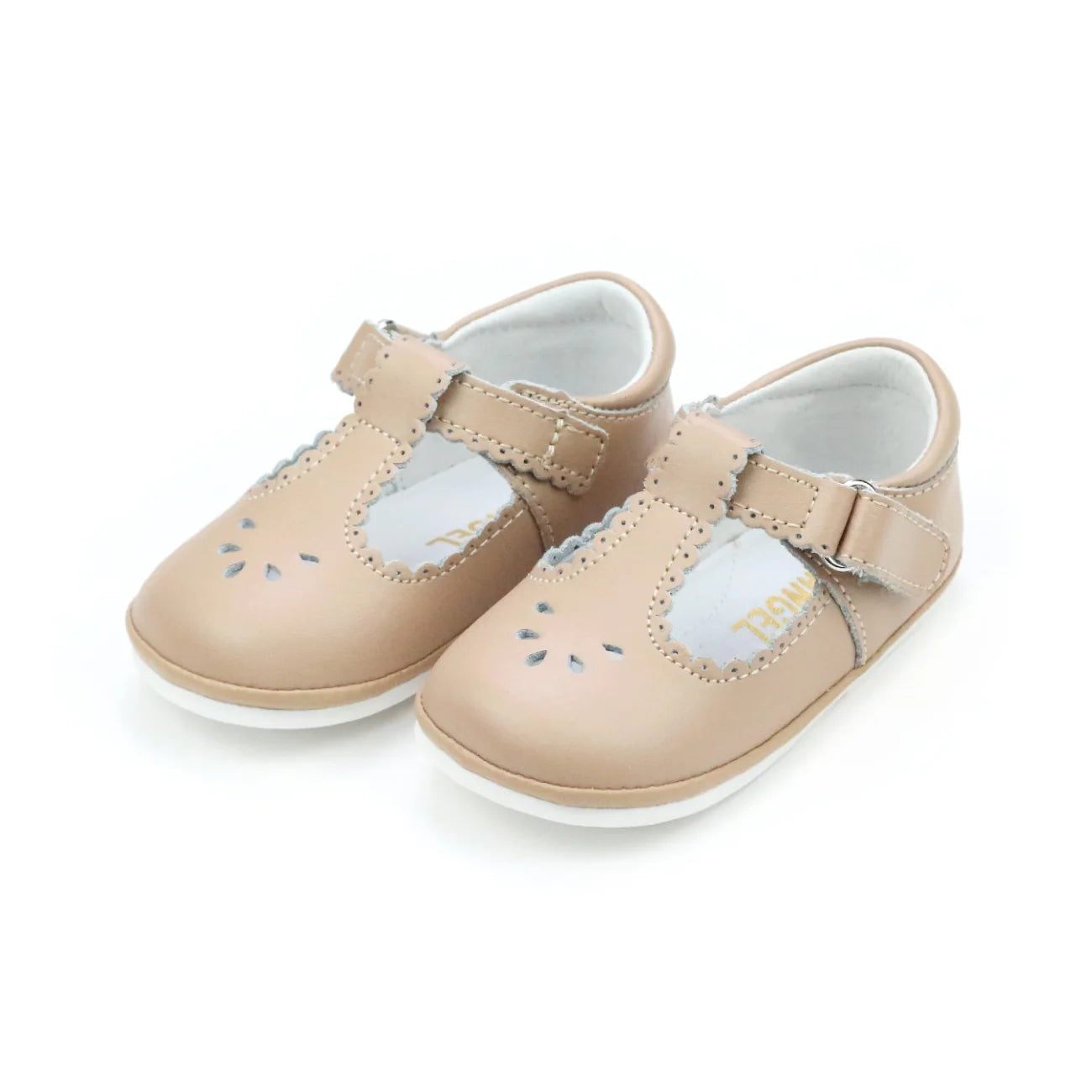 Dottie Scalloped Mary Jane-Latte