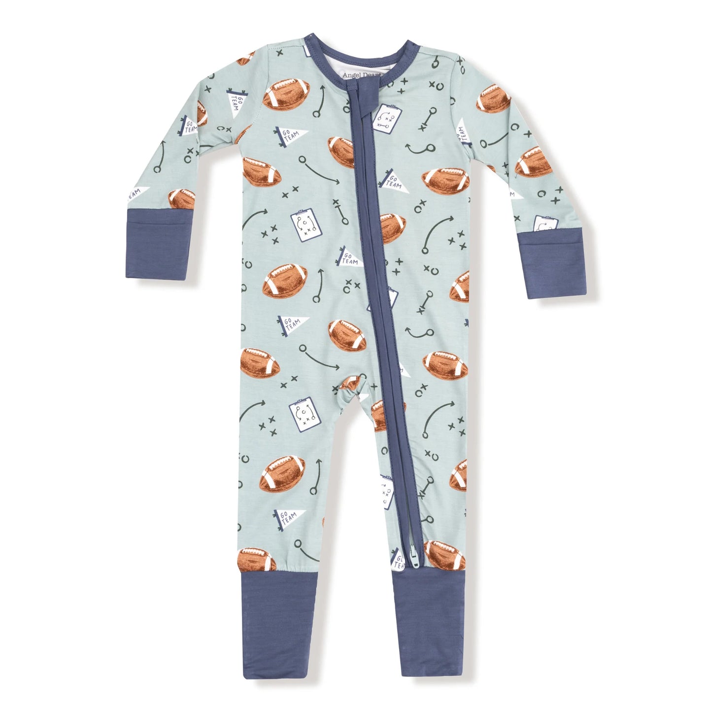 Touchdown Time- 2 Way Zipper Romper