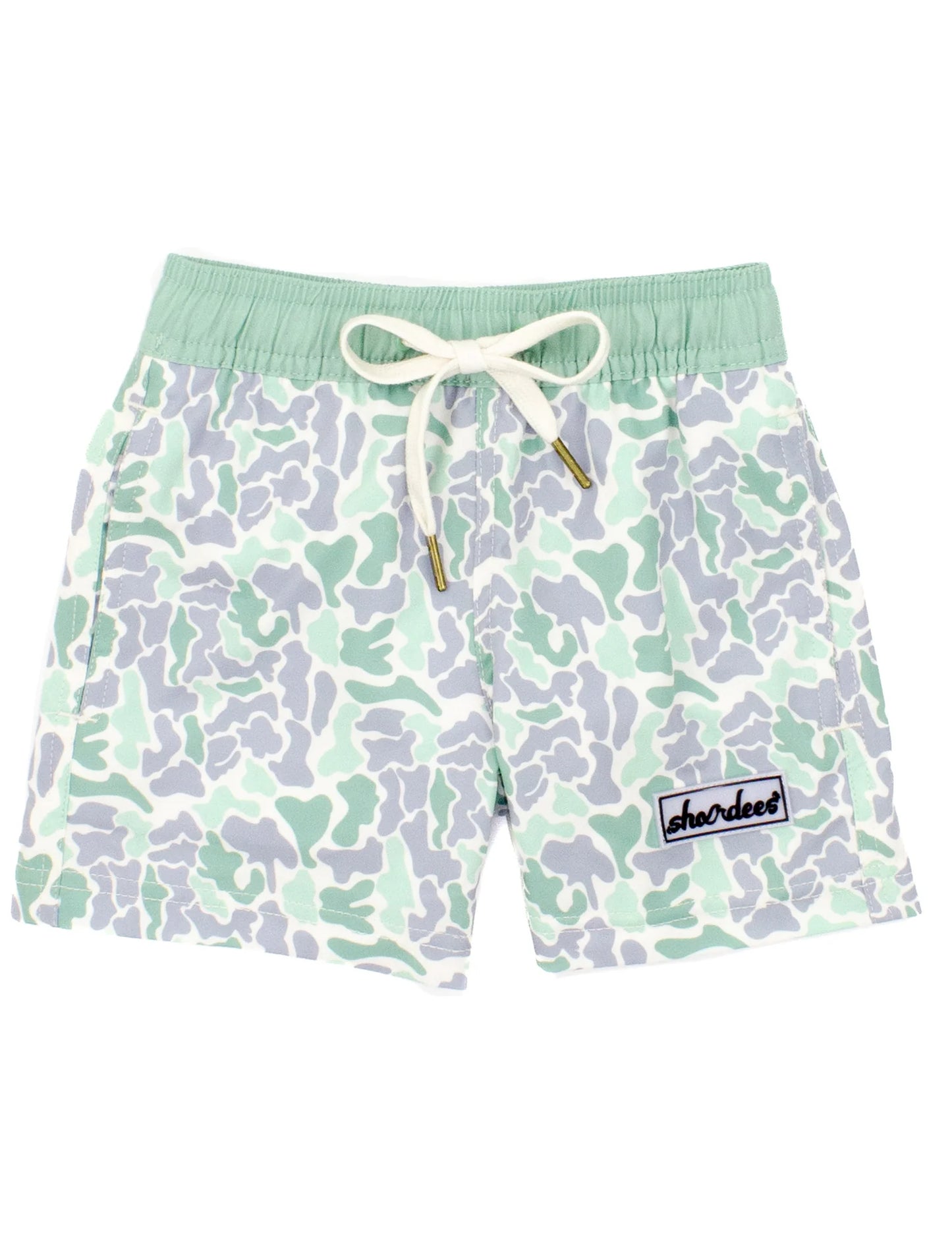 Shordees Swim Trunk- Sage Camo