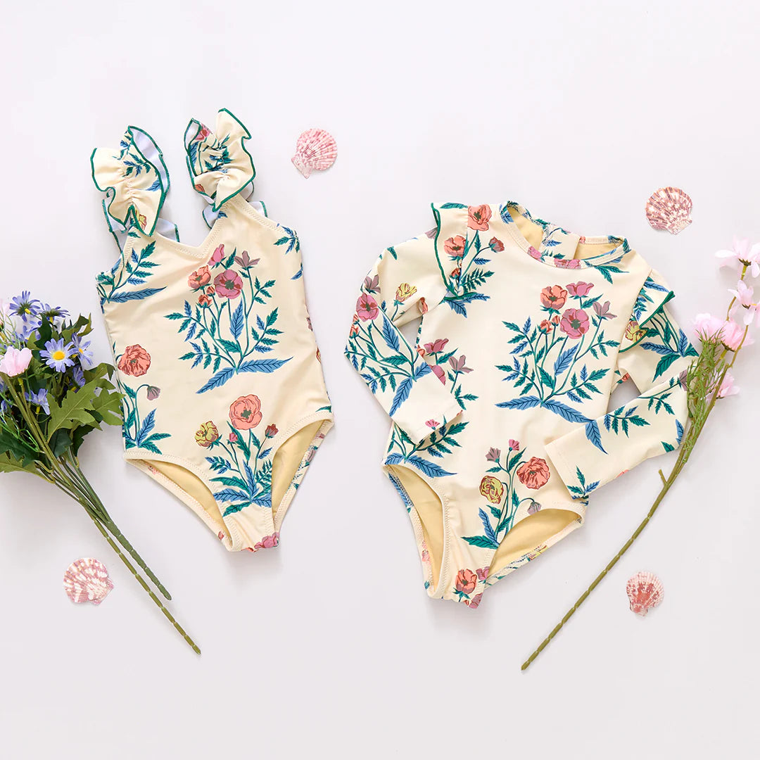 Rachel Suit- Pale Yellow Poppy