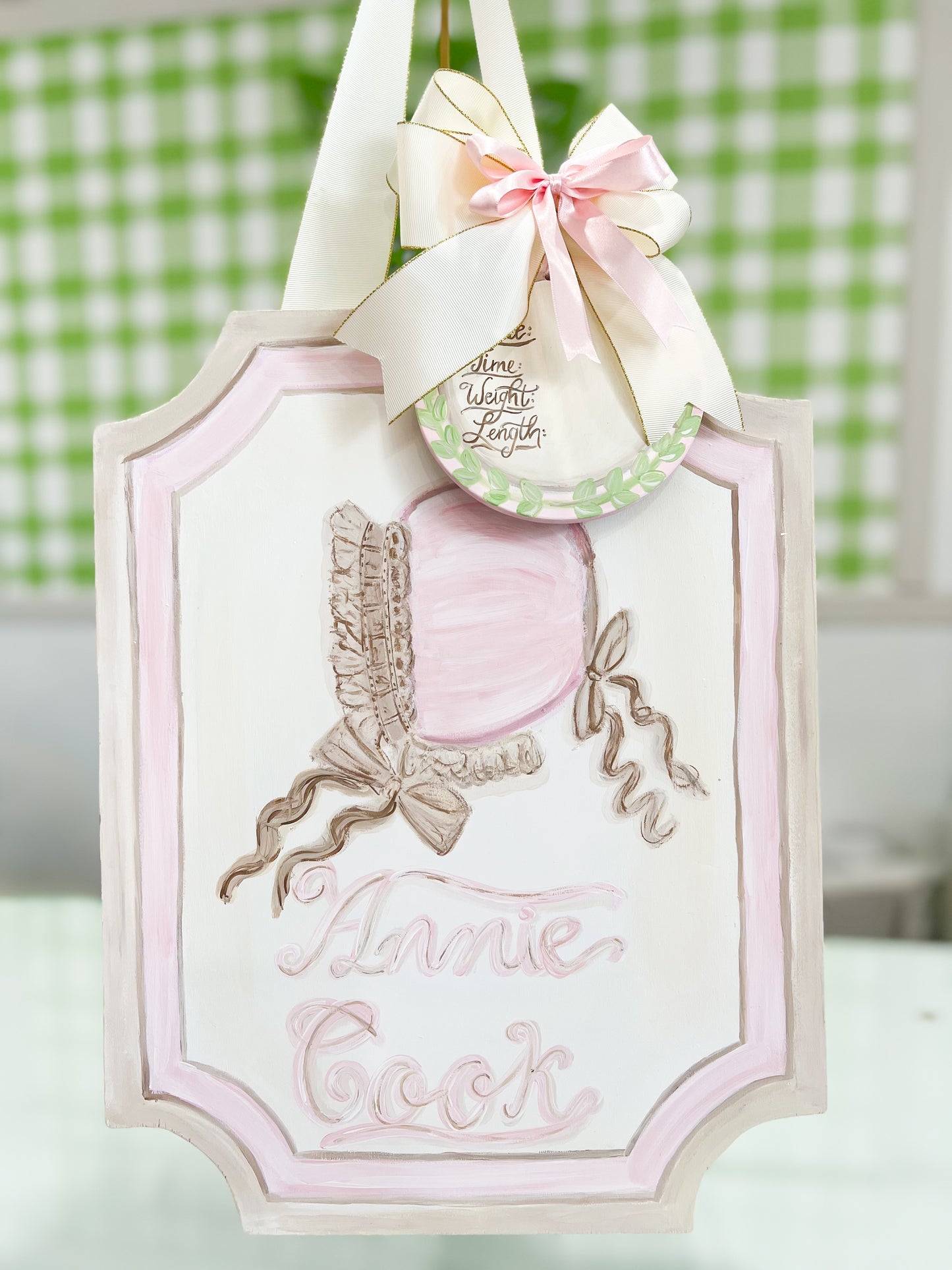 Door Hanger: Bonnett