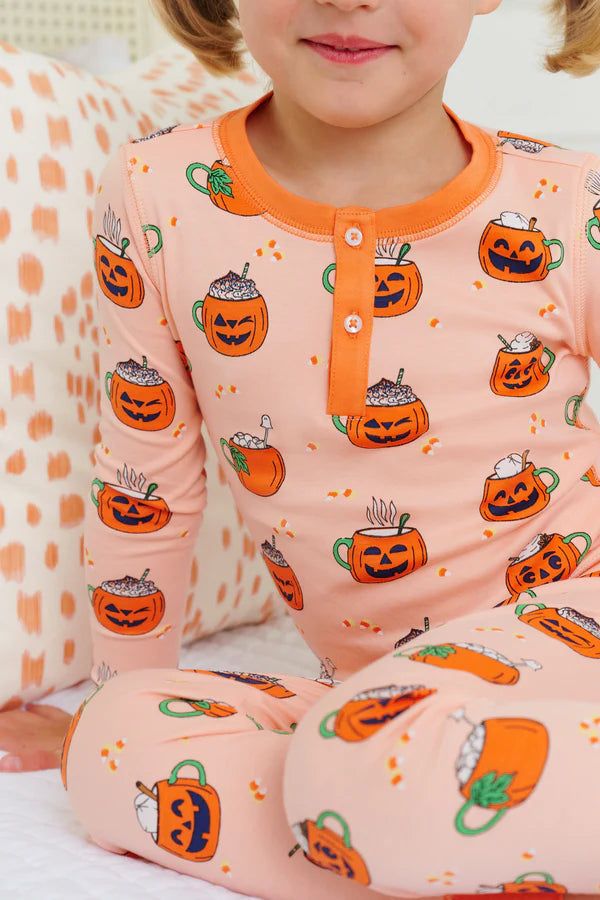 Sutton's Sweet Dream PJ Set- Pumpkin Spice