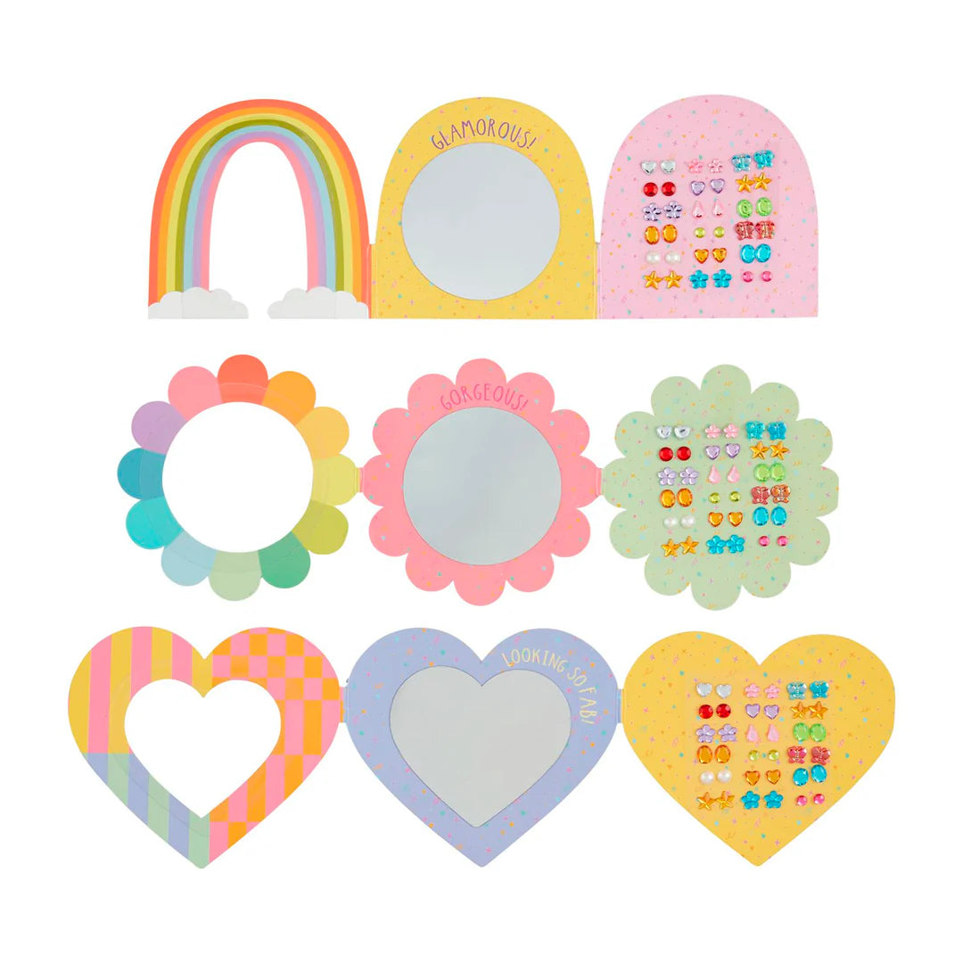 Glitzy Gem Sticker Earrings