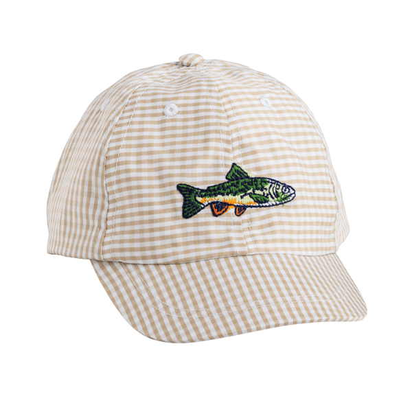 Gingham Khaki Fish Hat