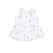 Floral Sea Creatures- Peplum Top & Shorts
