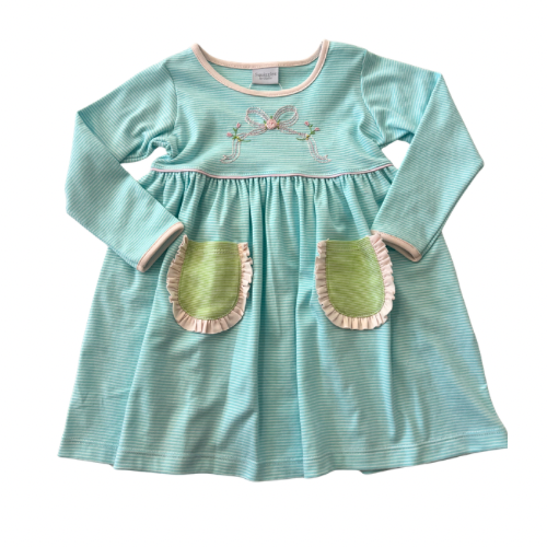 Bow & Roses Pocket Dress