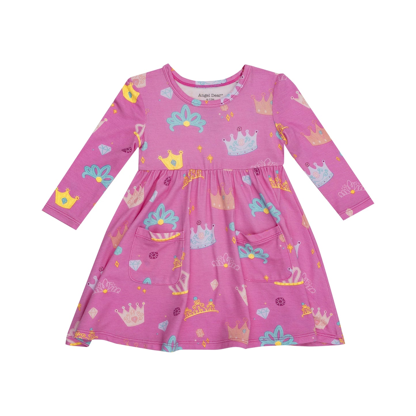 Princess Crowns- Twirly L/S Dress