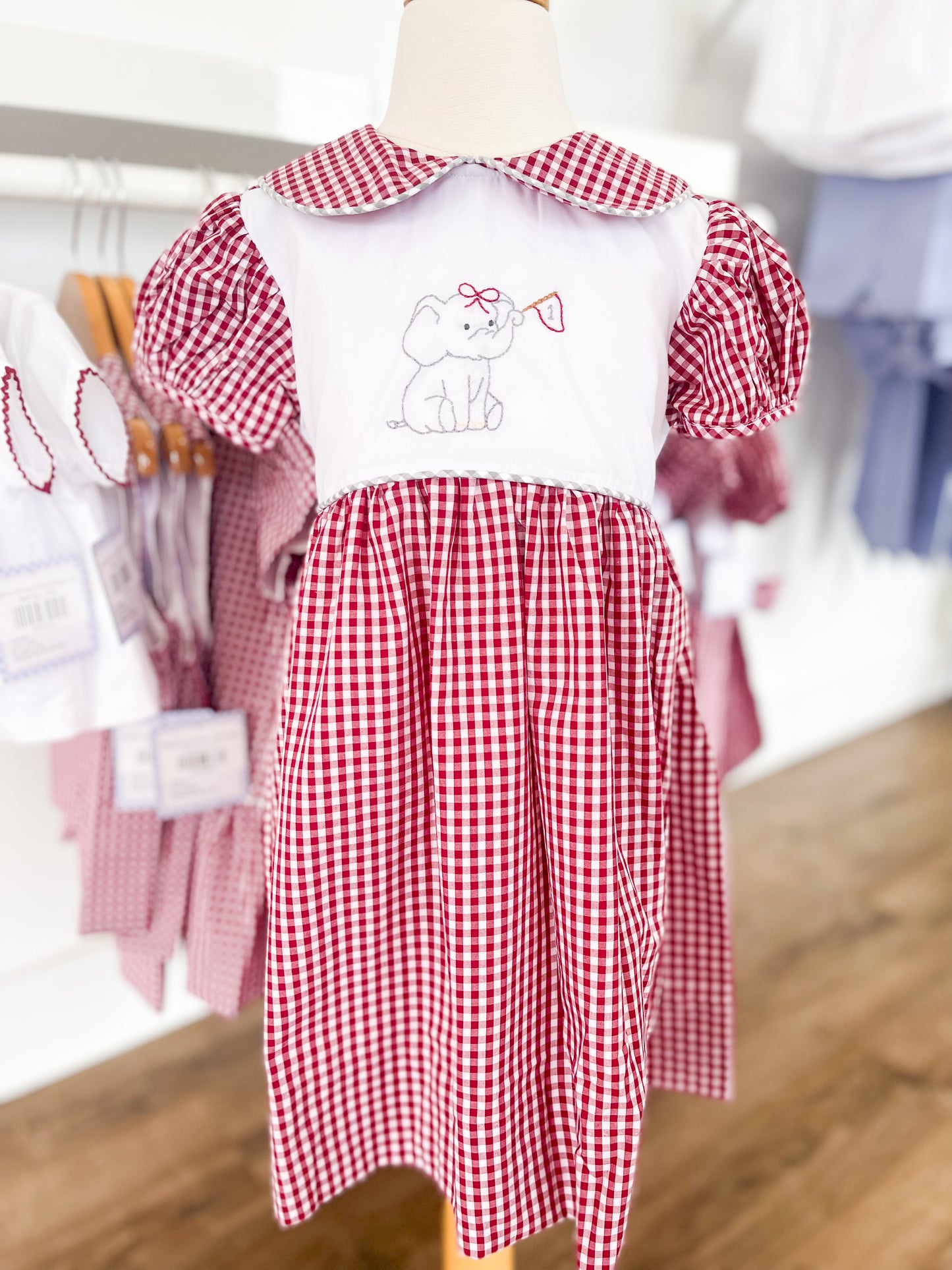 Elephant Emb. Dress