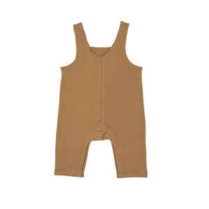 Pale Gold French Terry Overalls