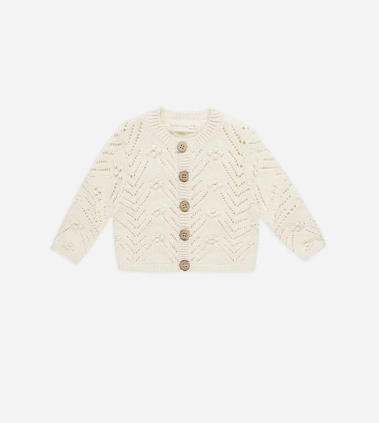 Knit Cardigan- Natural