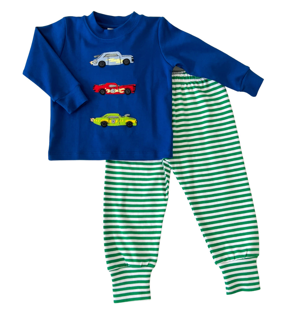 Racing Cars Crew Neck Set