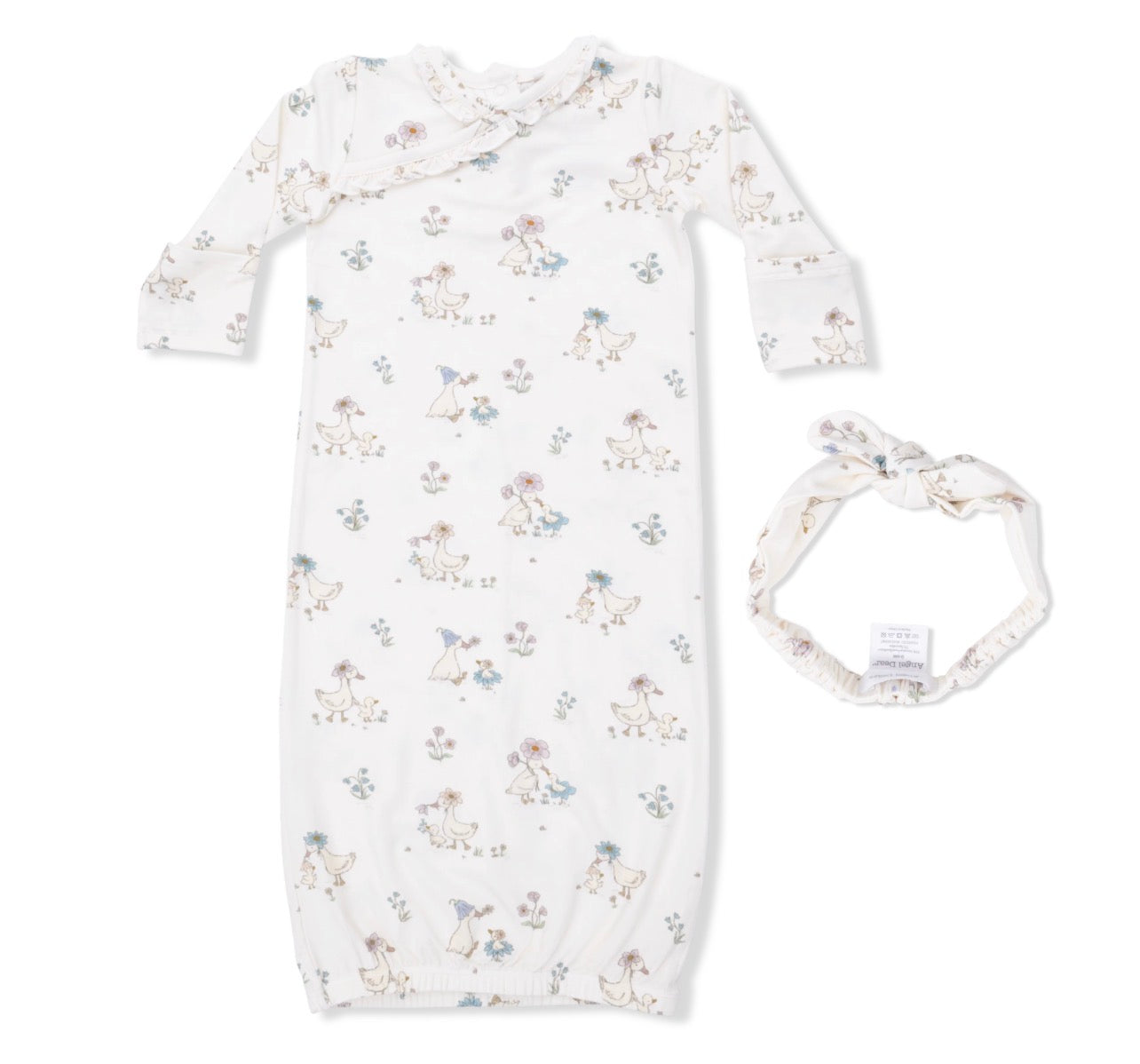 Flower Ducklings Gown & Headband