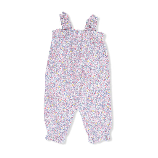 Elizabeth's Garden- Ruffly Strap Overall