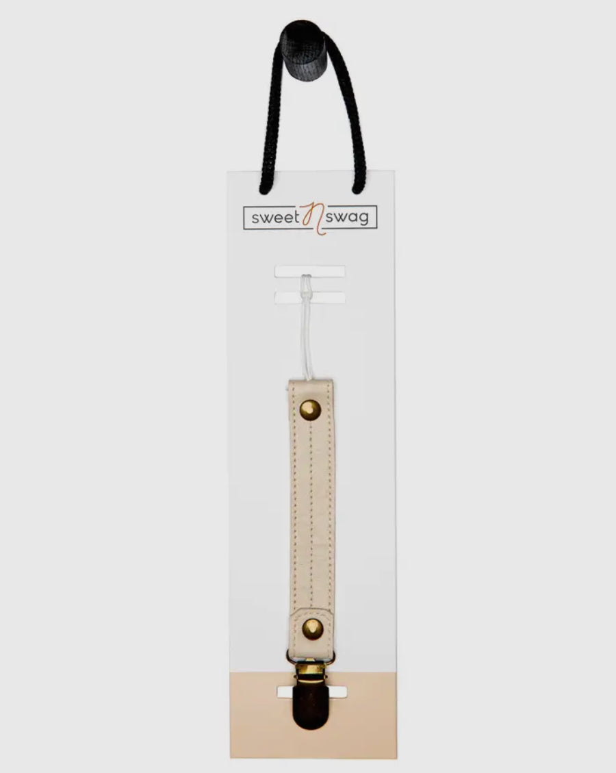 Leather Paci Clip