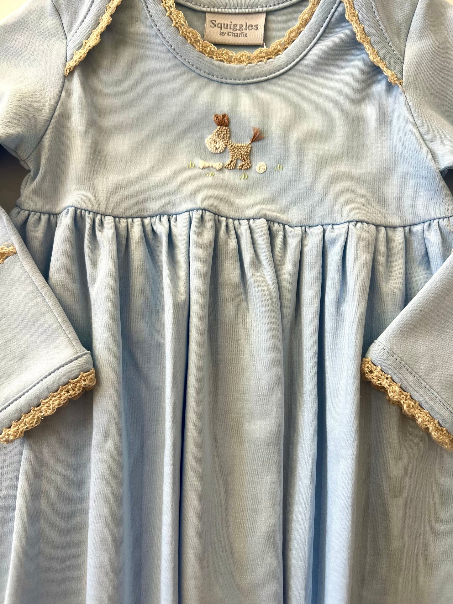 Knot Dog Crochet Gown