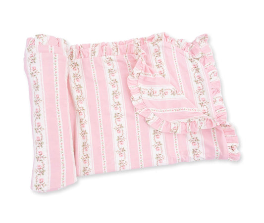Antoinette Stripe Ruffle Blanket
