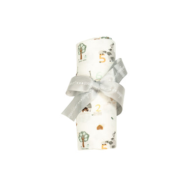 Counting On The Farm Swaddle Blanket