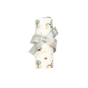 Counting On The Farm Swaddle Blanket