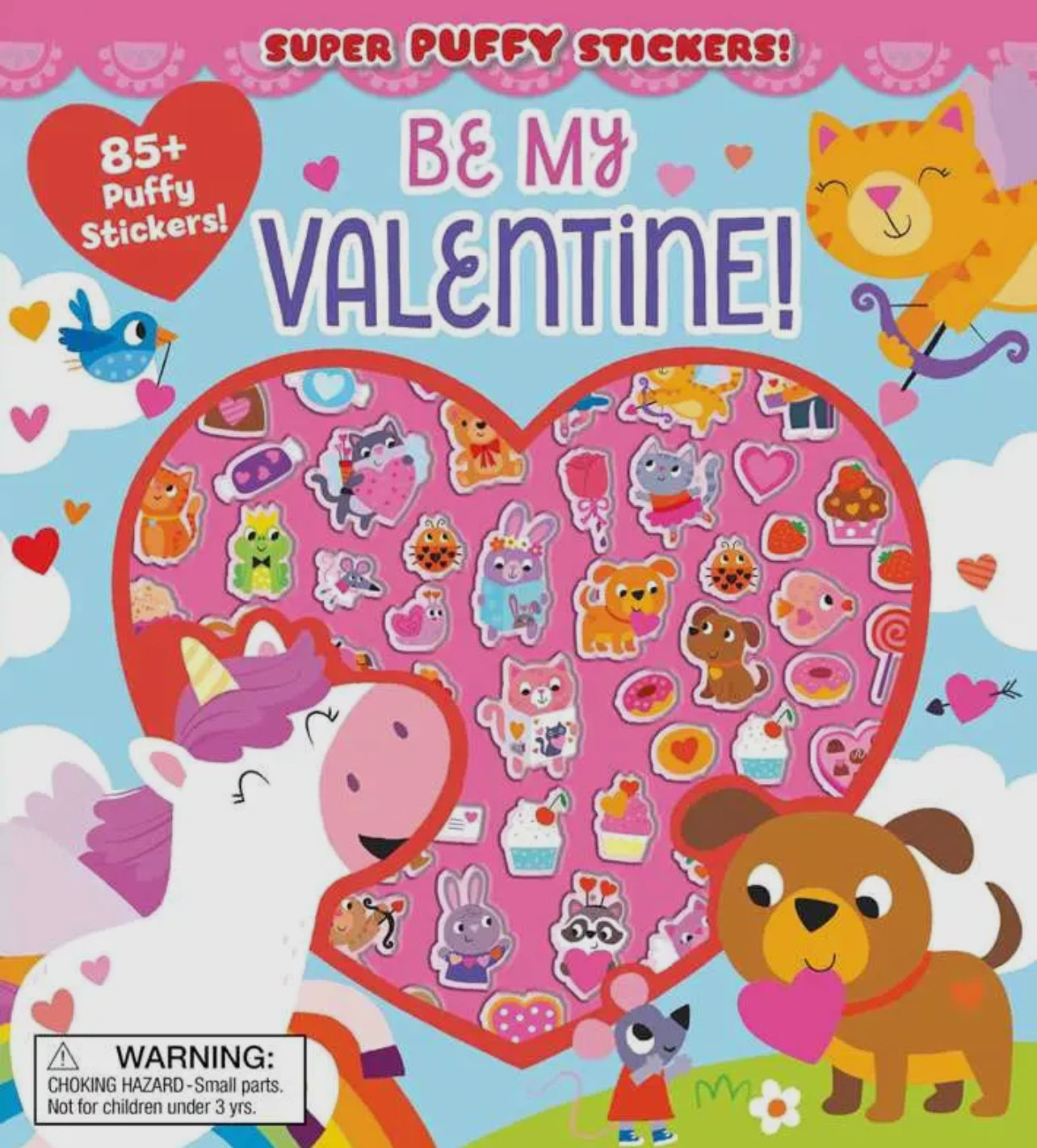 Be My Valentine! Super Puffy Sticker Book