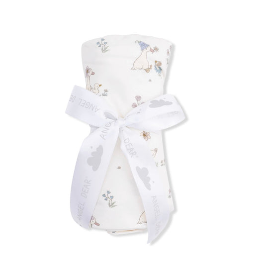 Flower Ducklings Swaddle Blanket