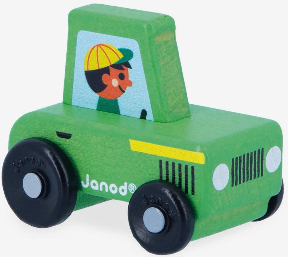 Wooden Tractor Car