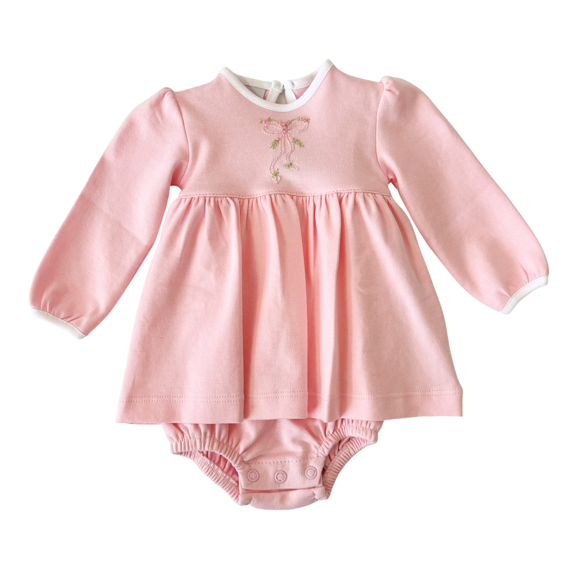 Bow & Roses Onesie Dress