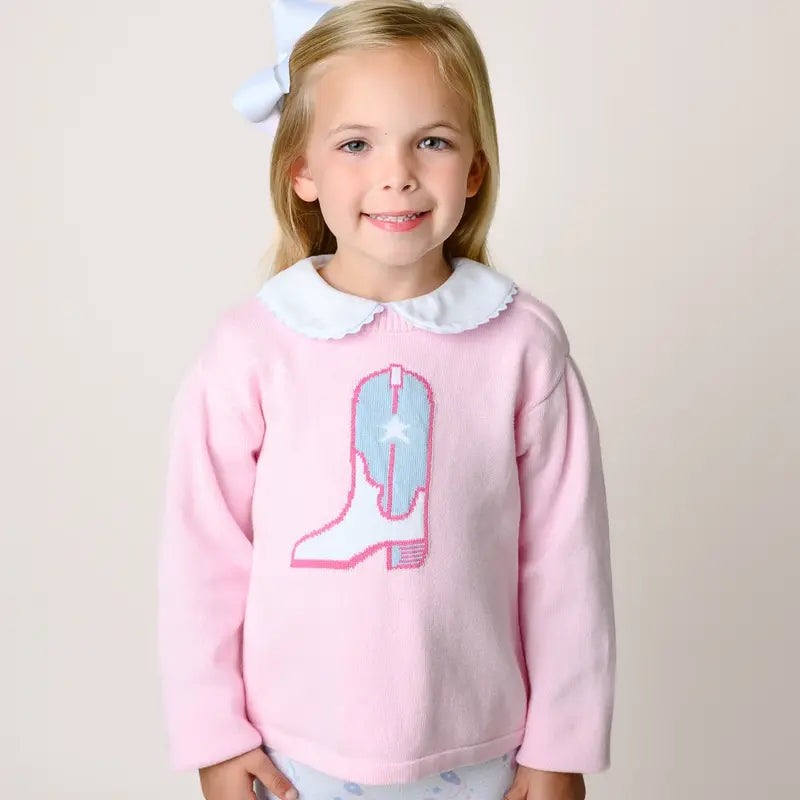 Cozy Up Sweater- Pleasant Pink Boot