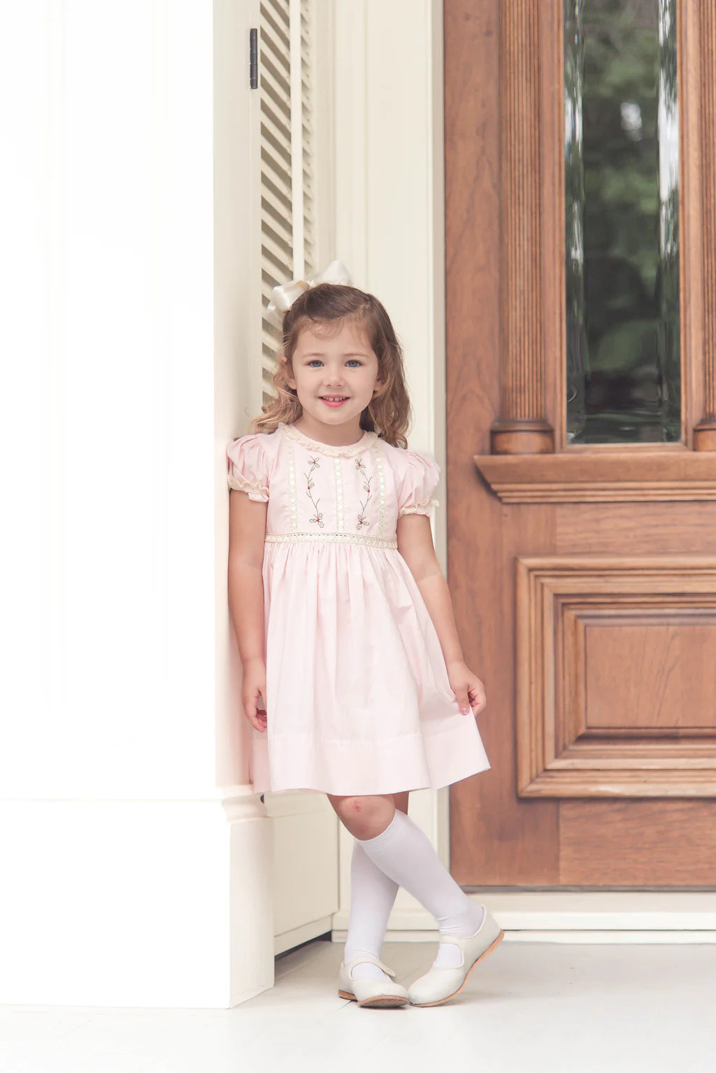 Elizabeth Dress- Blessings Pink Holly