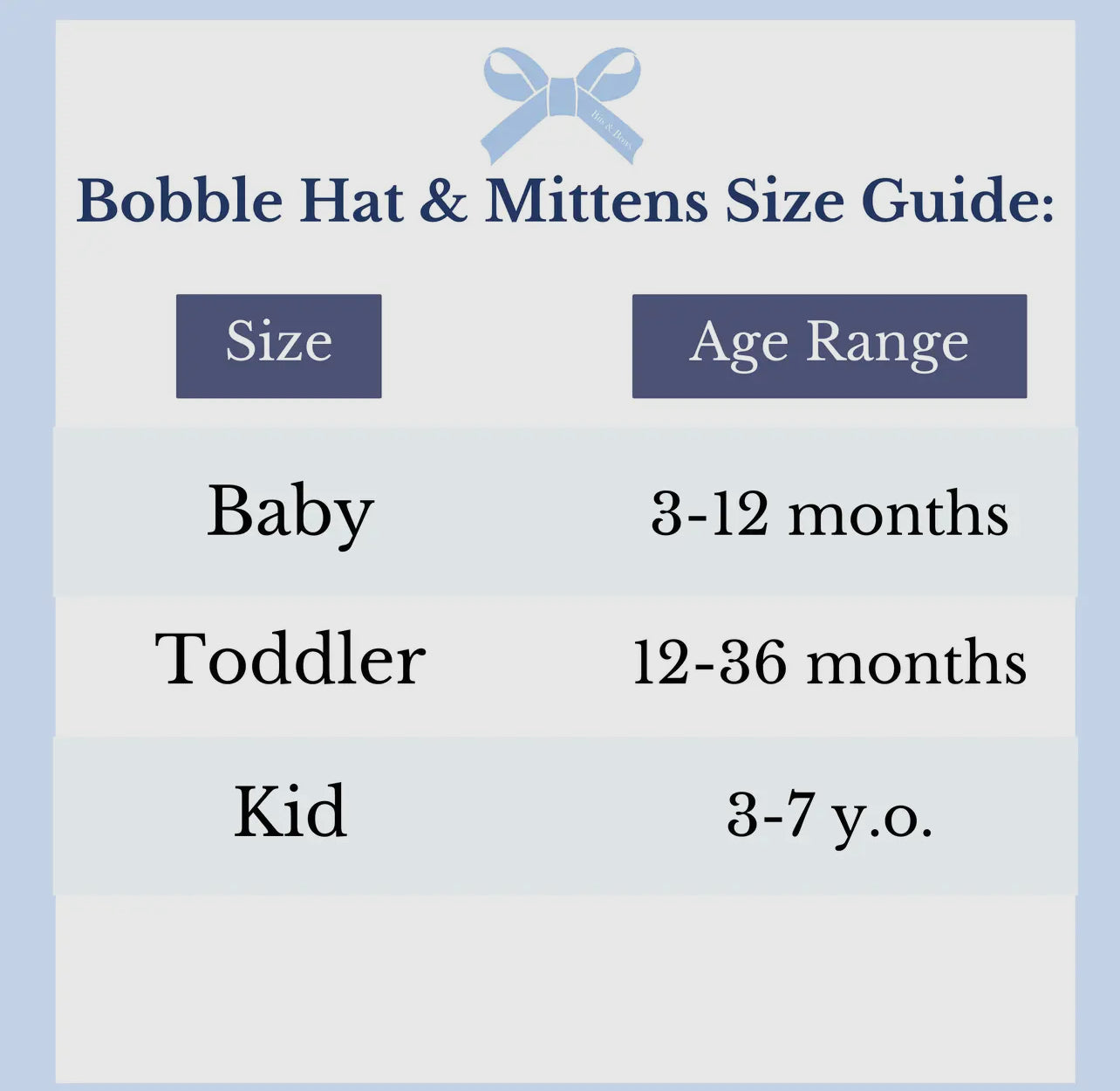 Bows Bobble Knit Boggin