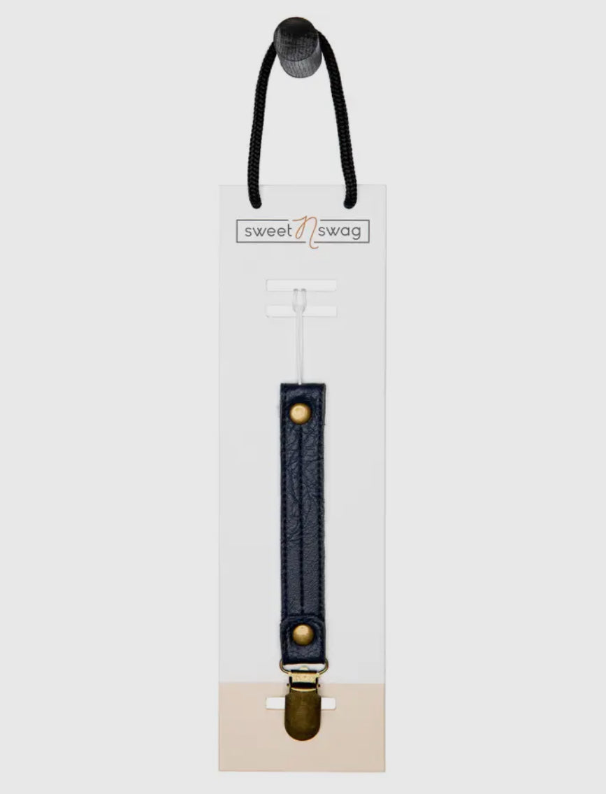 Leather Paci Clip