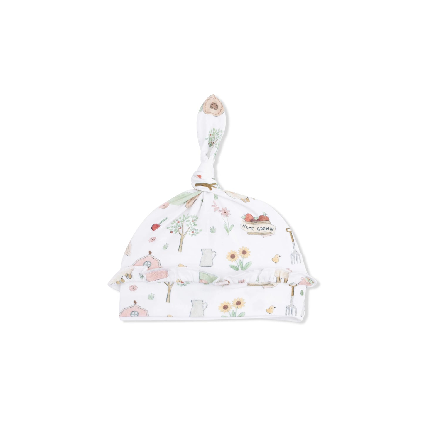 Cute Farm Animals Pink Gown & Hat